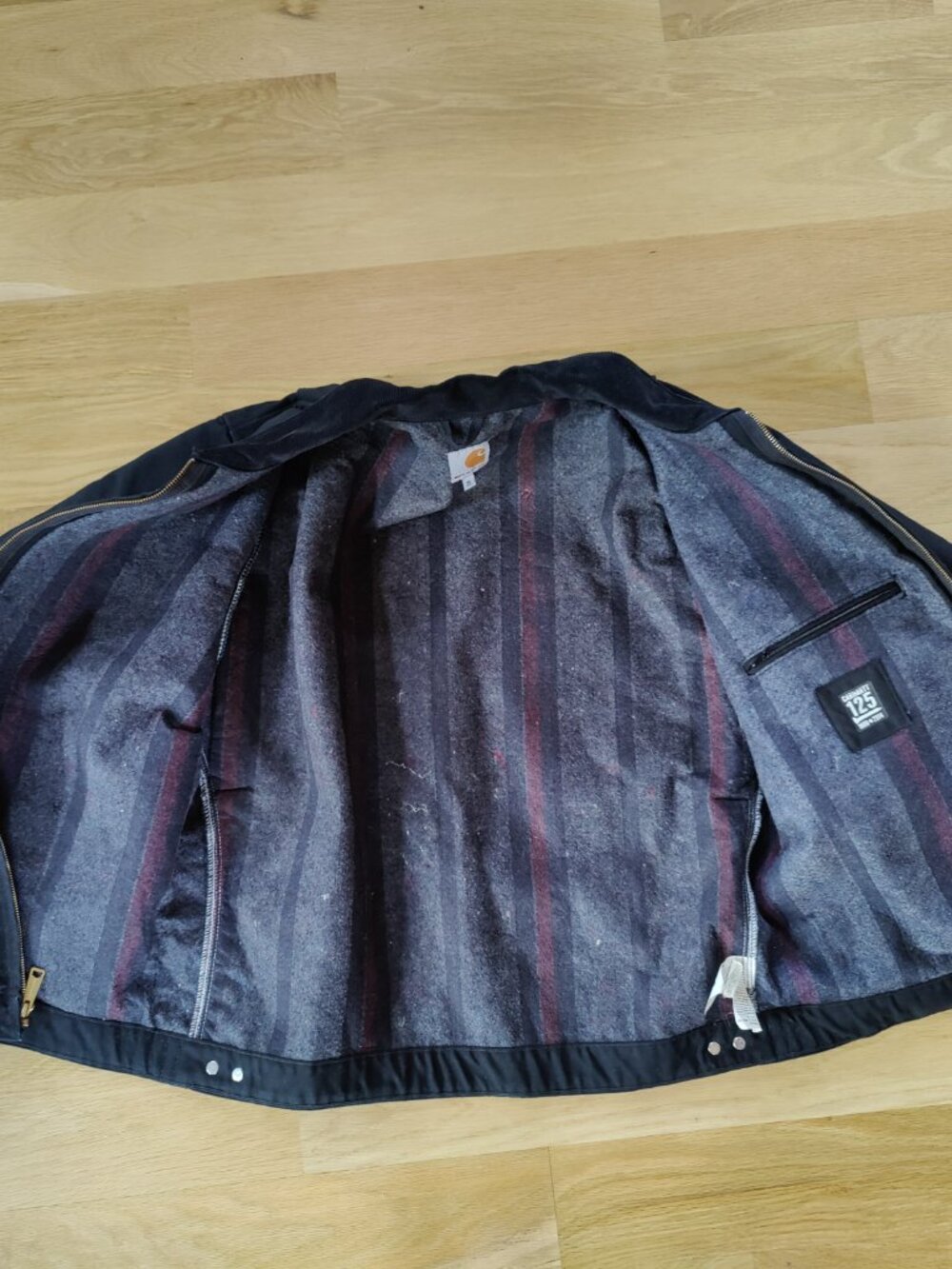 Carhartt XL Tall Detroit Duck J01 Jacket Black - Picture 4 of 11
